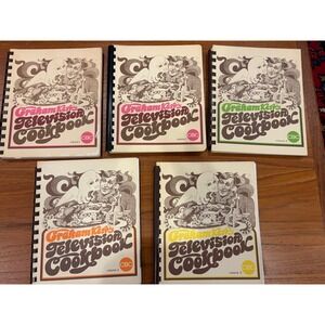 Graham Kerr's Television Cookbook Complete 5 Volume Set 1970 CBC Vintage Recipes